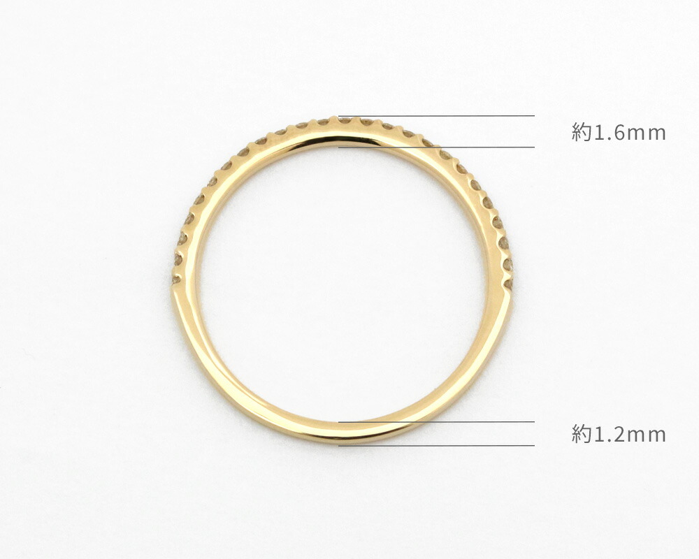 楽天市場】K18 K10 PT ハーフエタニティ リング 天然 ダイヤモンド 計