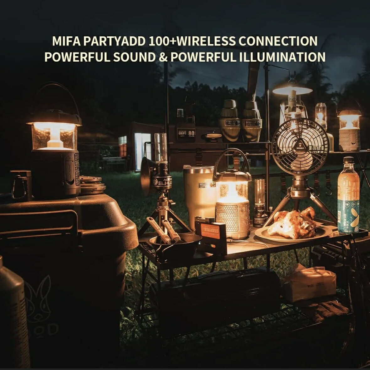 楽天市場】MIFA WildCamping Bluetoothスピーカー LED ランタン