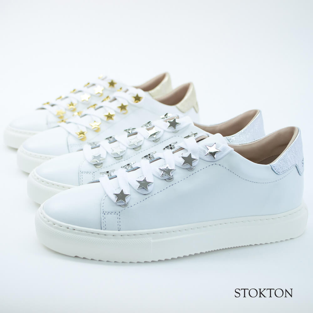 楽天市場】STOKTON ストックトン 星スタッズ レザースニーカー