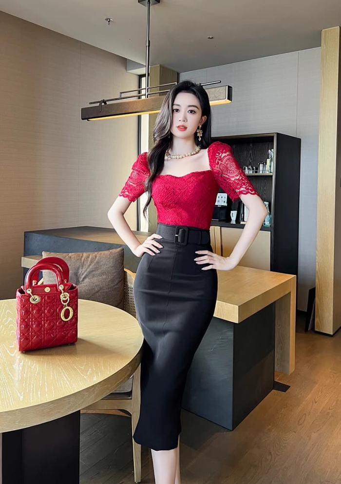 楽天市場】タイトスカート ハイウエスト ベルト タイト ミモレスカート