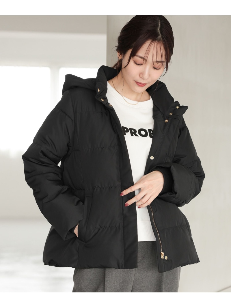 楽天市場】【SALE／70%OFF】ウツクシルエット撥水ダウンフードブルゾン