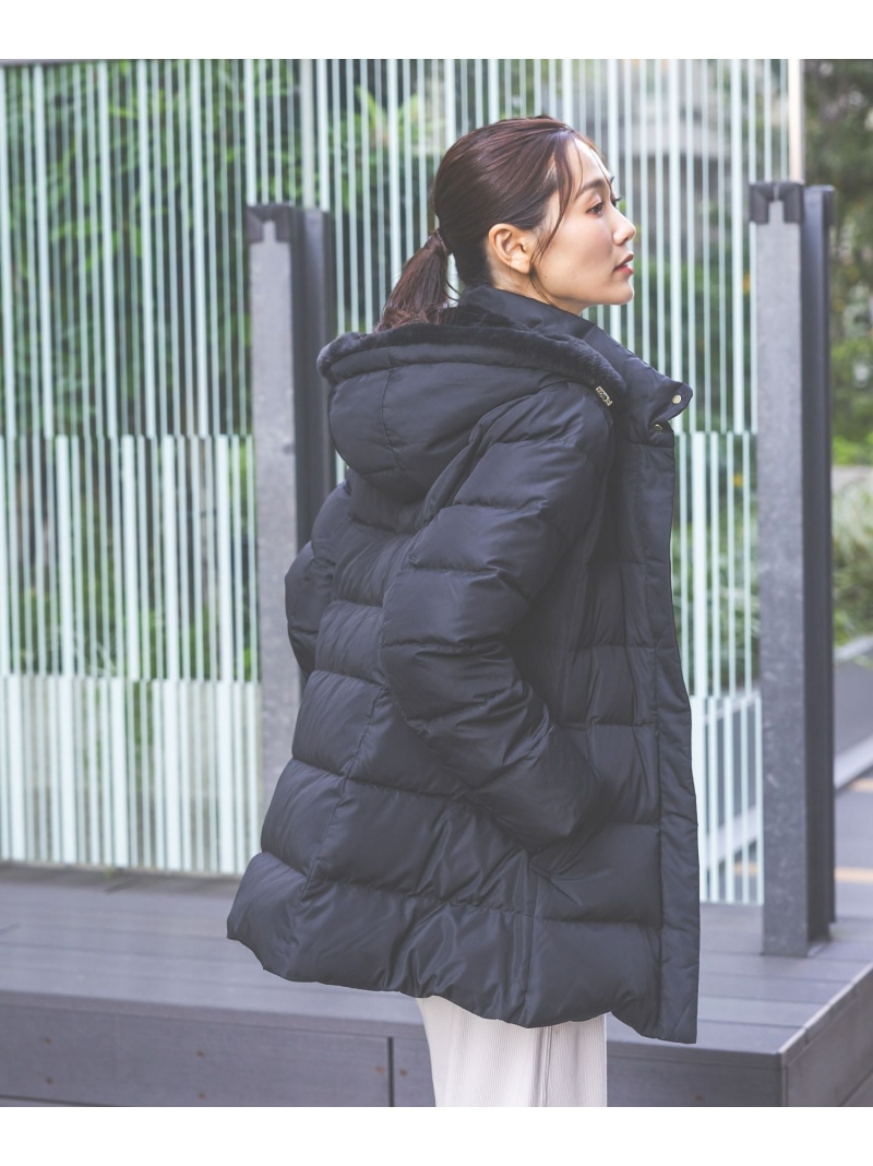 楽天市場】【SALE／50%OFF】ウツクシルエット撥水ダウンコート/497165