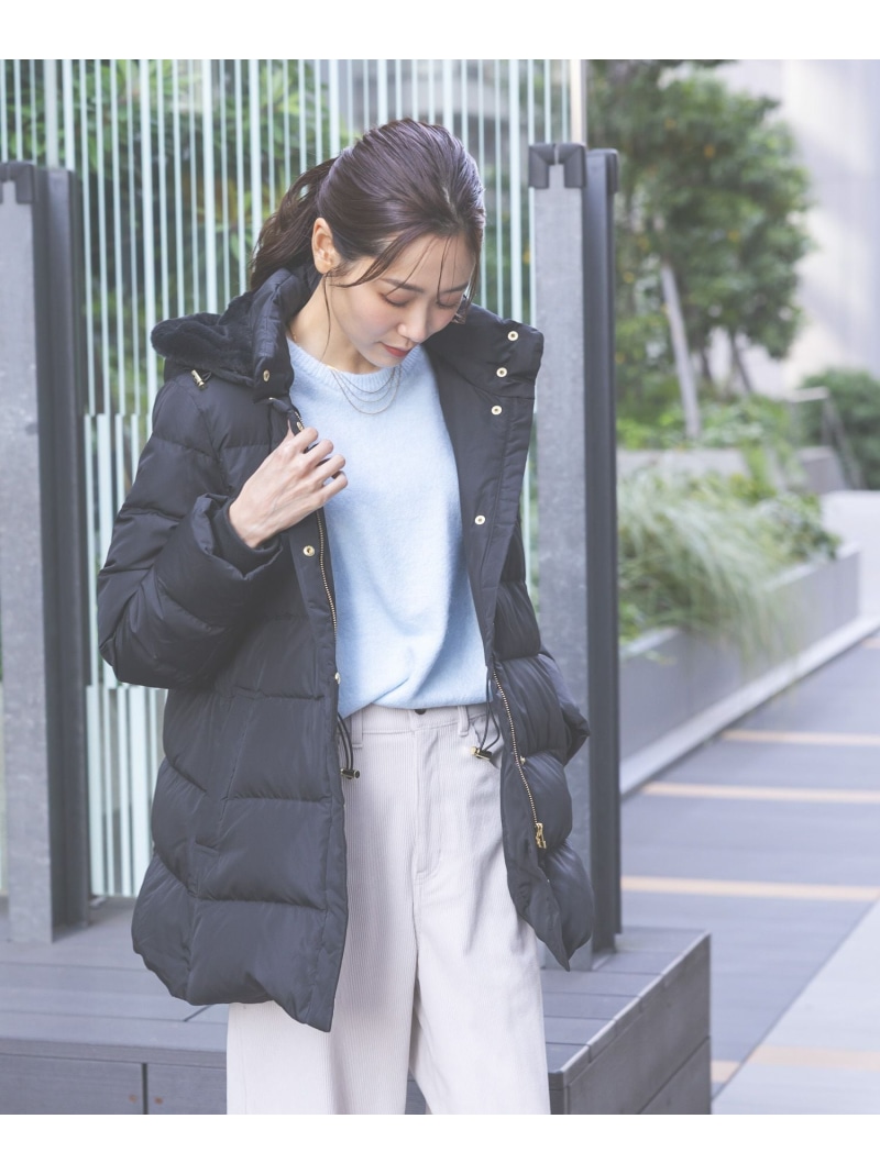 楽天市場】【SALE／50%OFF】ウツクシルエット撥水ダウンコート/497165