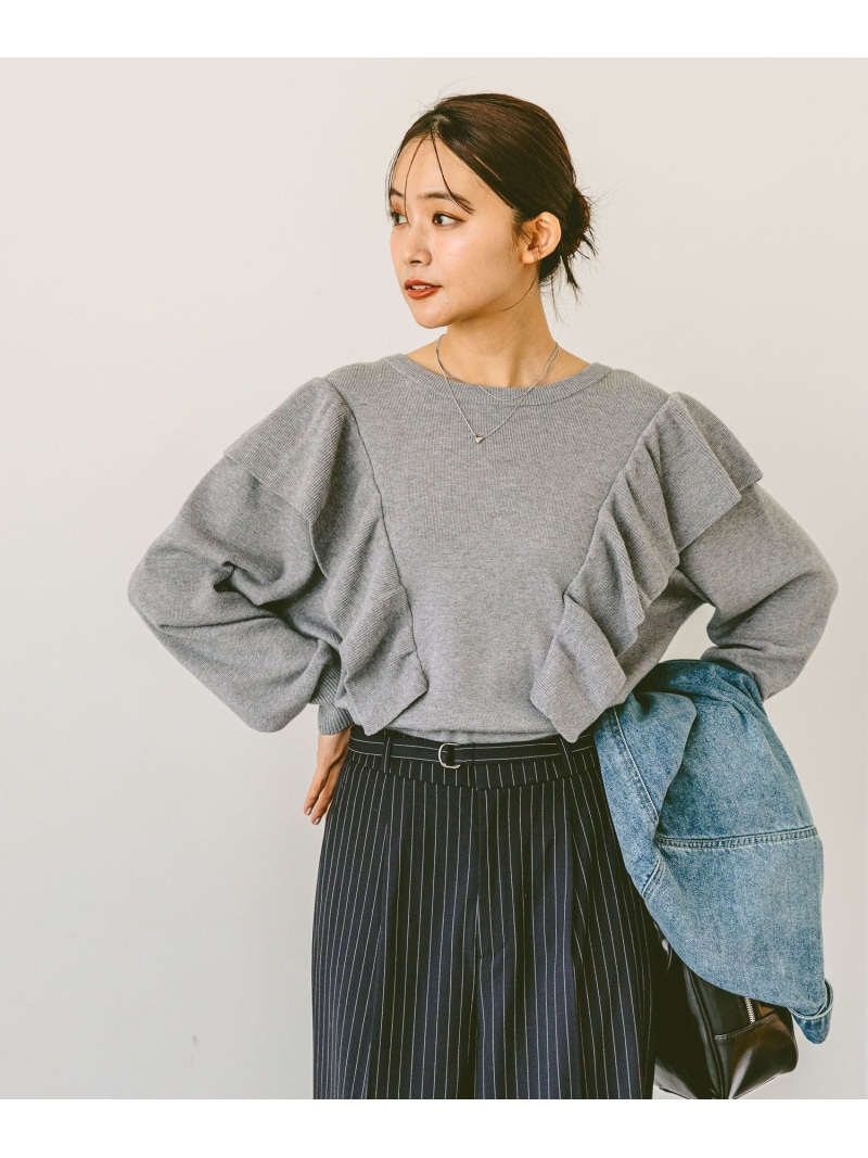 楽天市場】【SALE／70%OFF】メルティフリルニットプルオーバー/291012