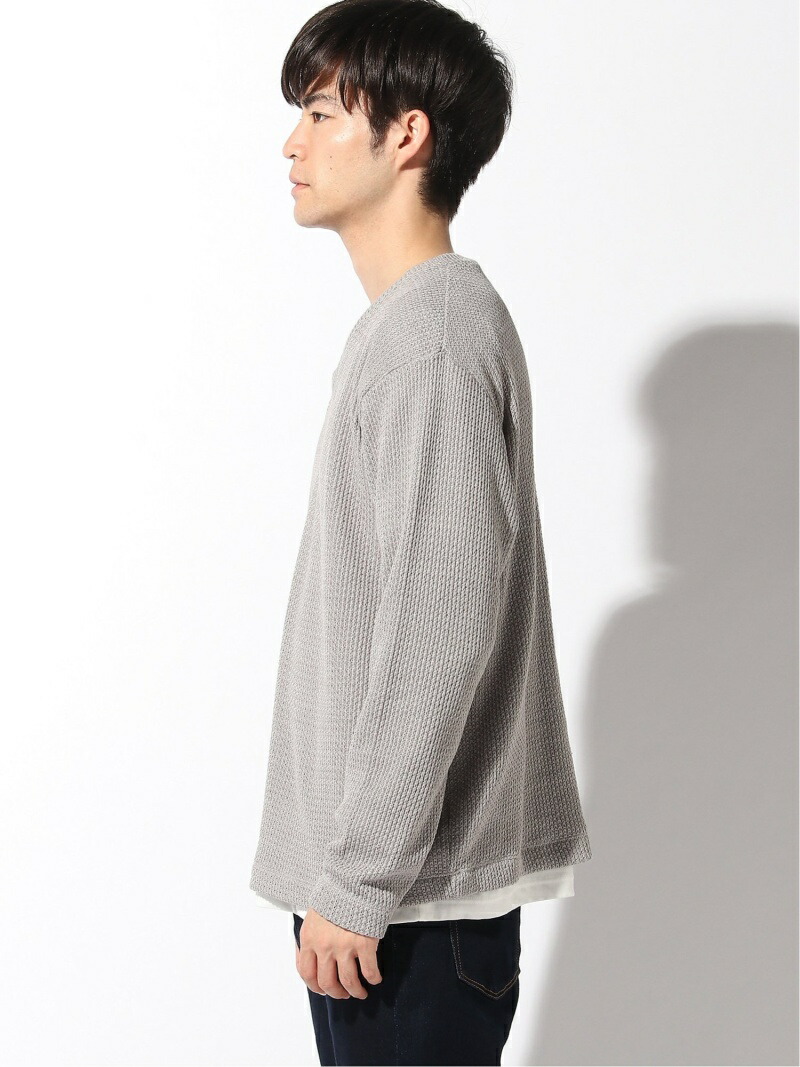 楽天市場】【SALE／60%OFF】(M)メランジニットソーレイヤード GLOBAL