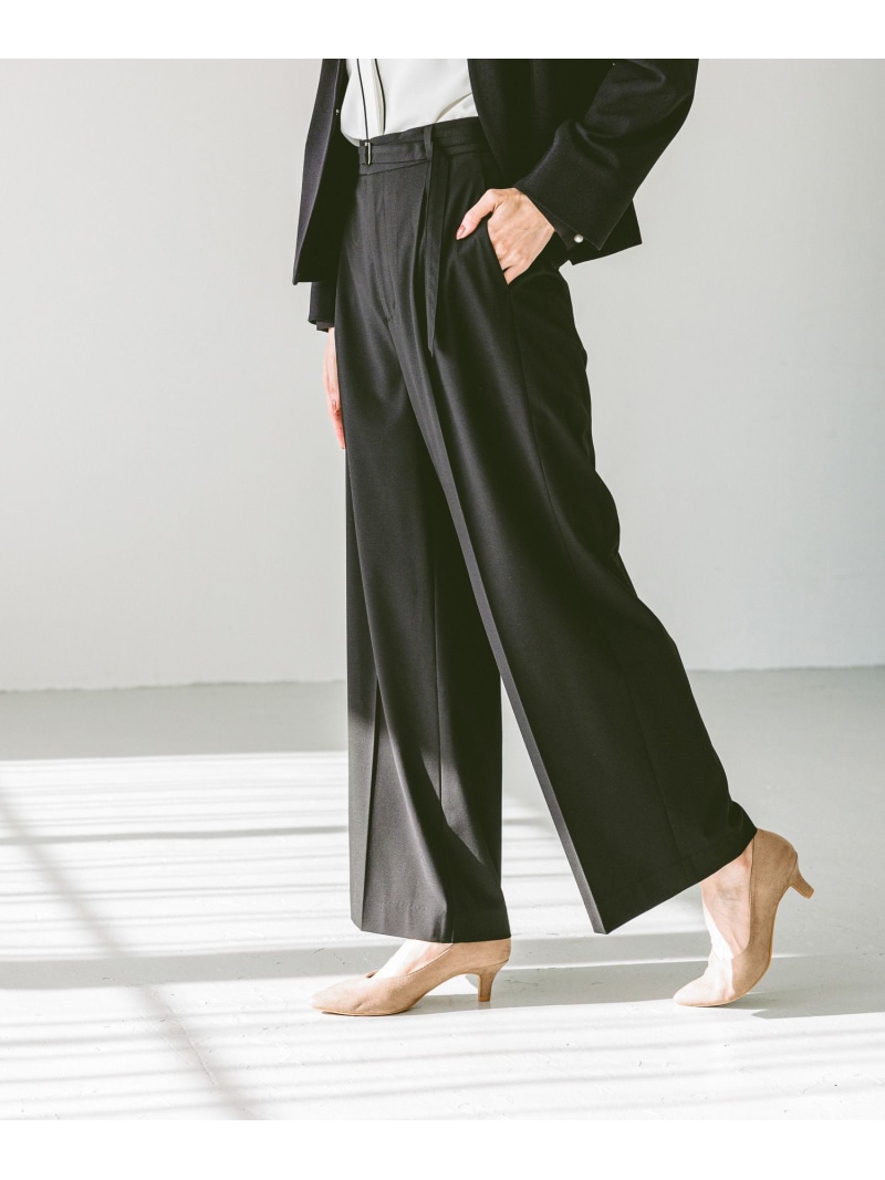 楽天市場】【SALE／60%OFF】ウツクシルエットプレミアムワイドパンツ