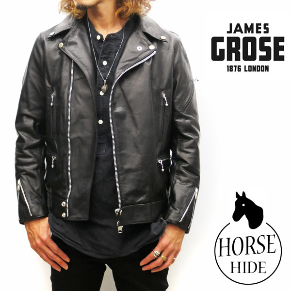 楽天市場】JAMES GROSE / NEW MANILA JACKET 【HORSE】【ブラック