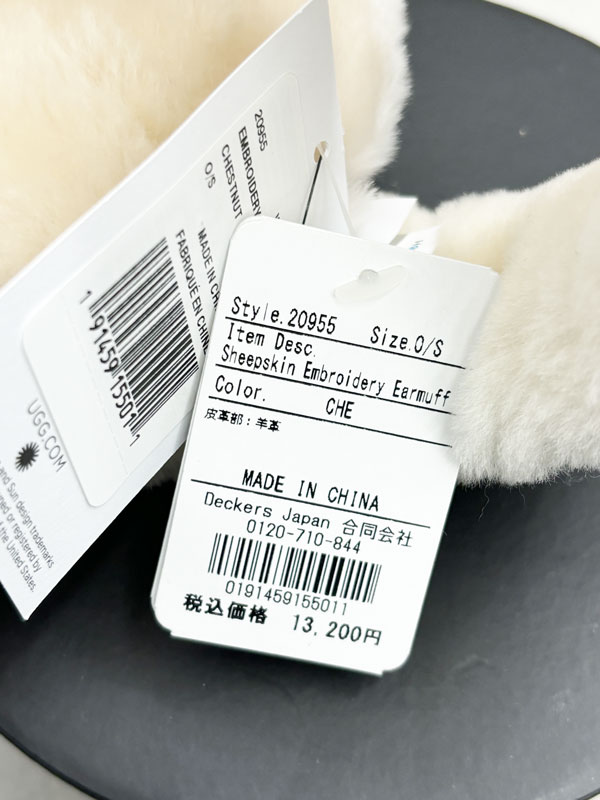 楽天市場】2025秋冬入荷 UGG Sheepskin Embroidery Earmuff アグ