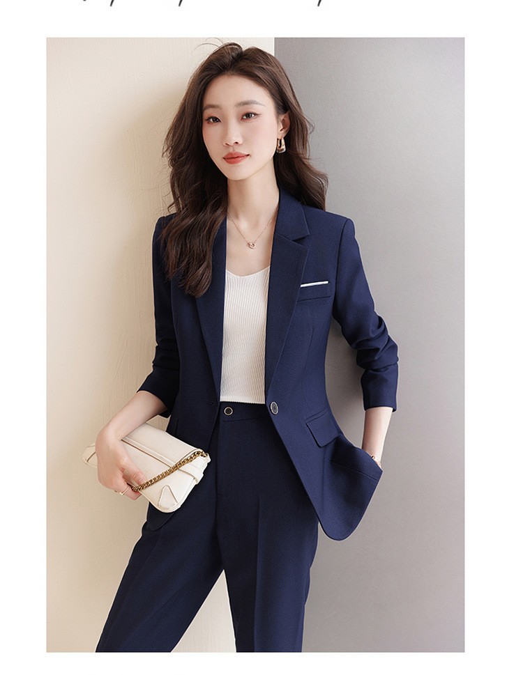 楽天市場】4色 無地 レディース パンツスーツ セットアップ 2点