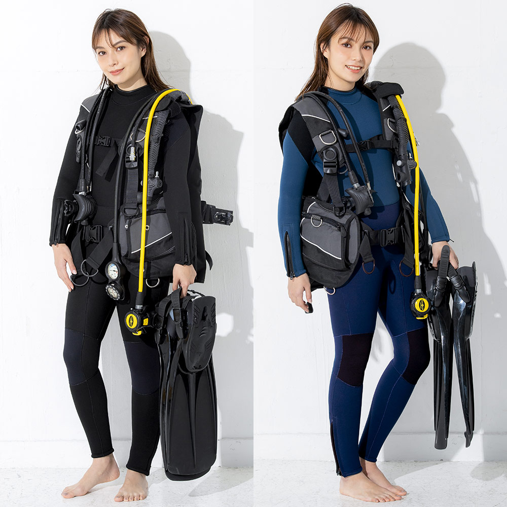 楽天市場】ダイビング ウェットスーツ フルスーツ レディース 5mm