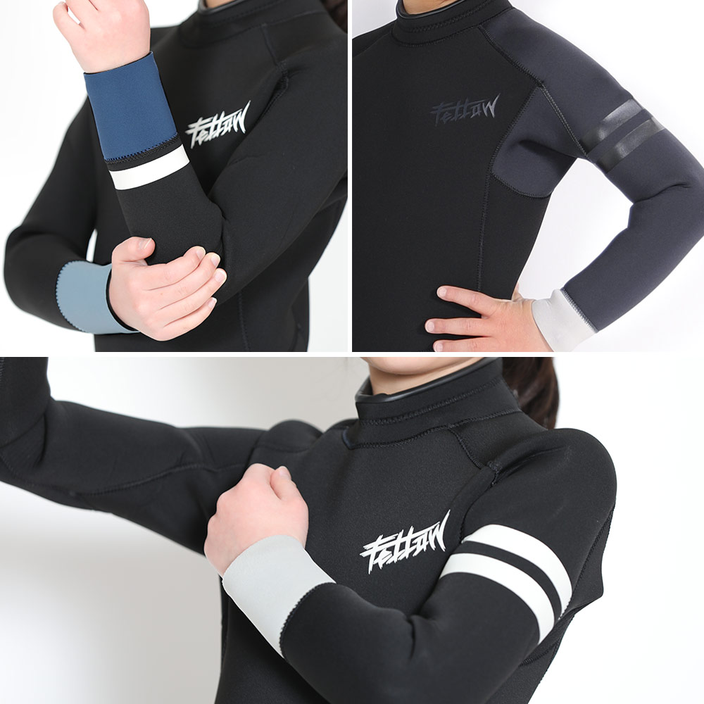 楽天市場】FELLOW ウェットスーツ フルスーツ ALL3mm キッズ ジュニア