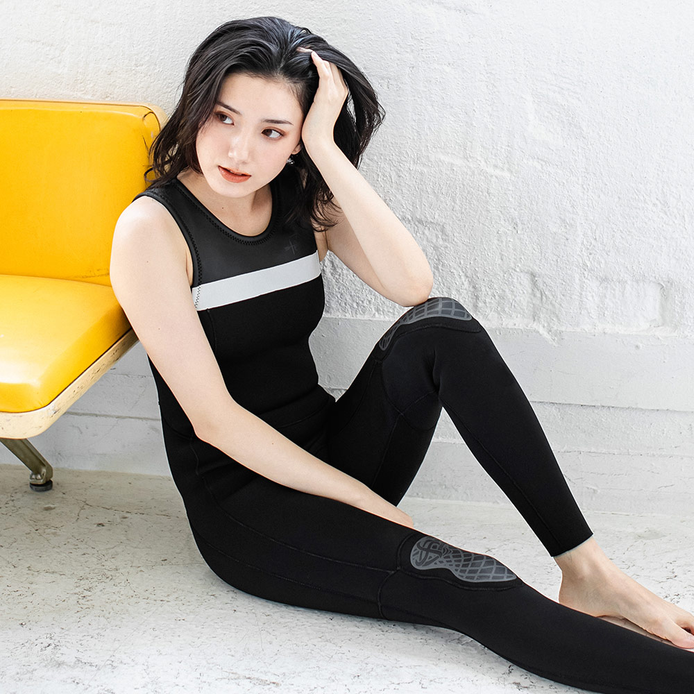 楽天市場】FELLOW ウェットスーツ ロングジョン レディース 3mm スキン