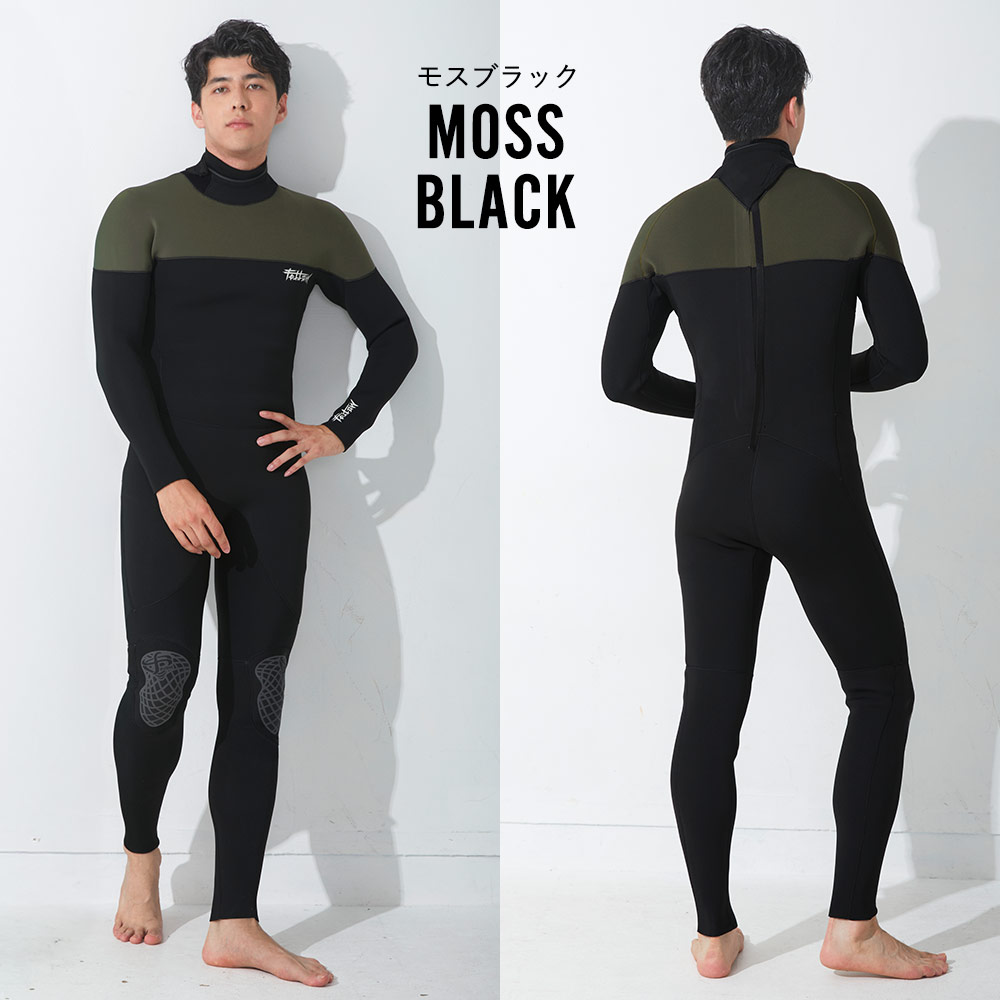 楽天市場】FELLOW ウェットスーツ フルスーツ 3mm メンズ バックジップ