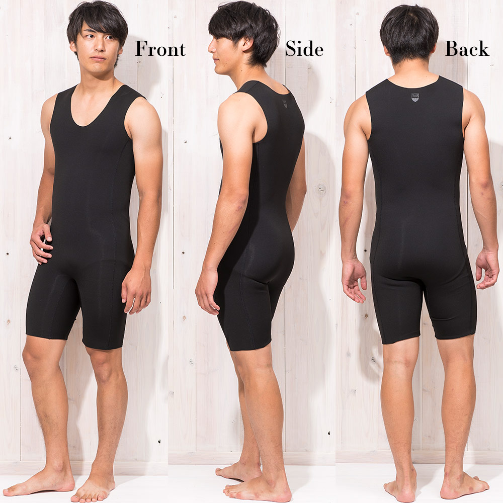 楽天市場】ショートジョン 保温インナー メンズ 1mm ウェットスーツ用