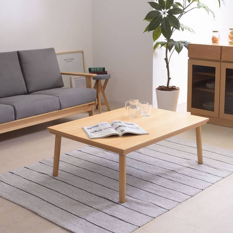 楽天市場】フラットヒーター コタツ （ウォルナット） 天然木