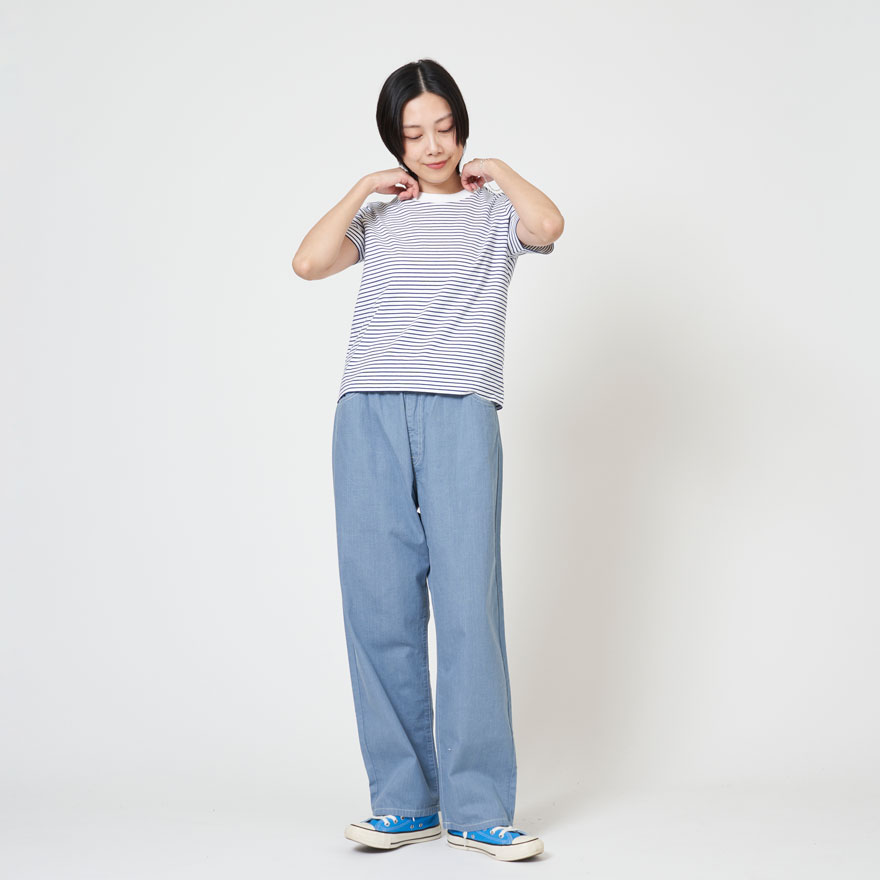 楽天市場】ダントン DANTON レディース カラー デニム イージー パンツ