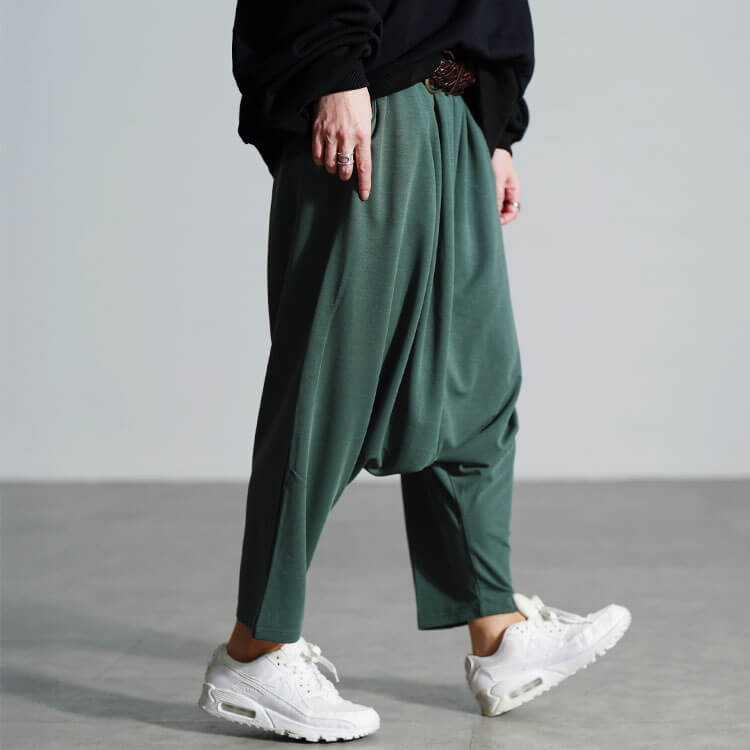 楽天市場】大きいサイズ レディース ズボン パンツ ストレッチサルエル