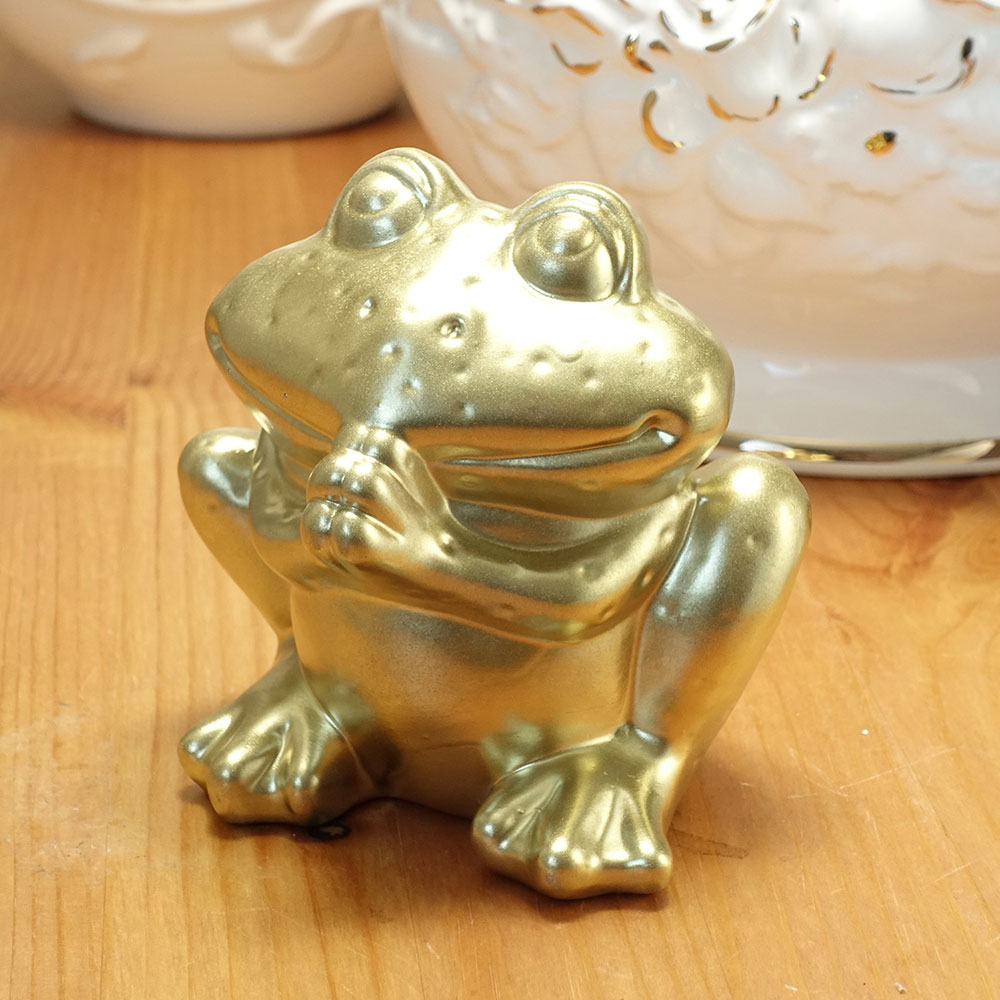 楽天市場】ポルトガル製 金 かえる 幸せを呼ぶ 金運 開運 カエルグッズ