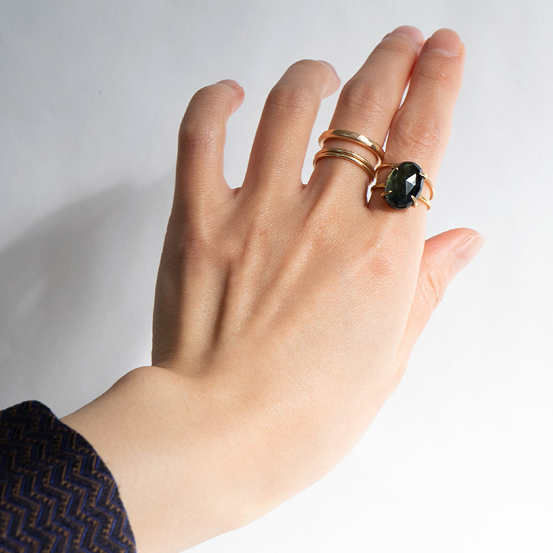 楽天市場】オニキス ラブラドライト 水晶 リング 指輪 / 14KGF