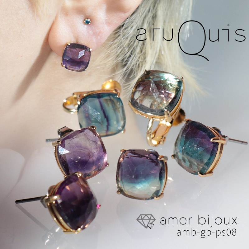 楽天市場】フローライト ピアスの通販