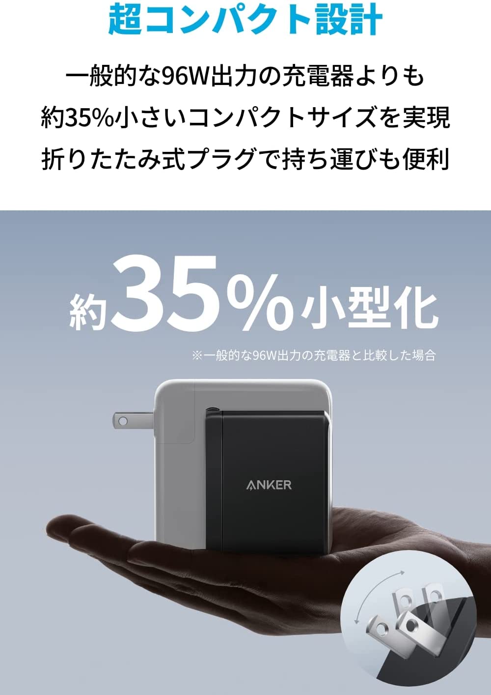 楽天市場】Anker 736 Charger (Nano II 100W)(3ポート急速充電器