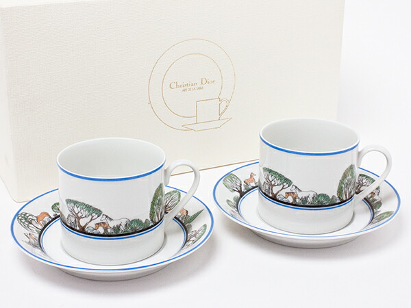 楽天市場】クリスチャンディオール カップ＆ソーサー ムスタング 2客