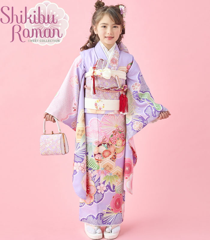 楽天市場】七五三 753 着物 7歳 女の子 四つ身着物 単品 式部浪漫