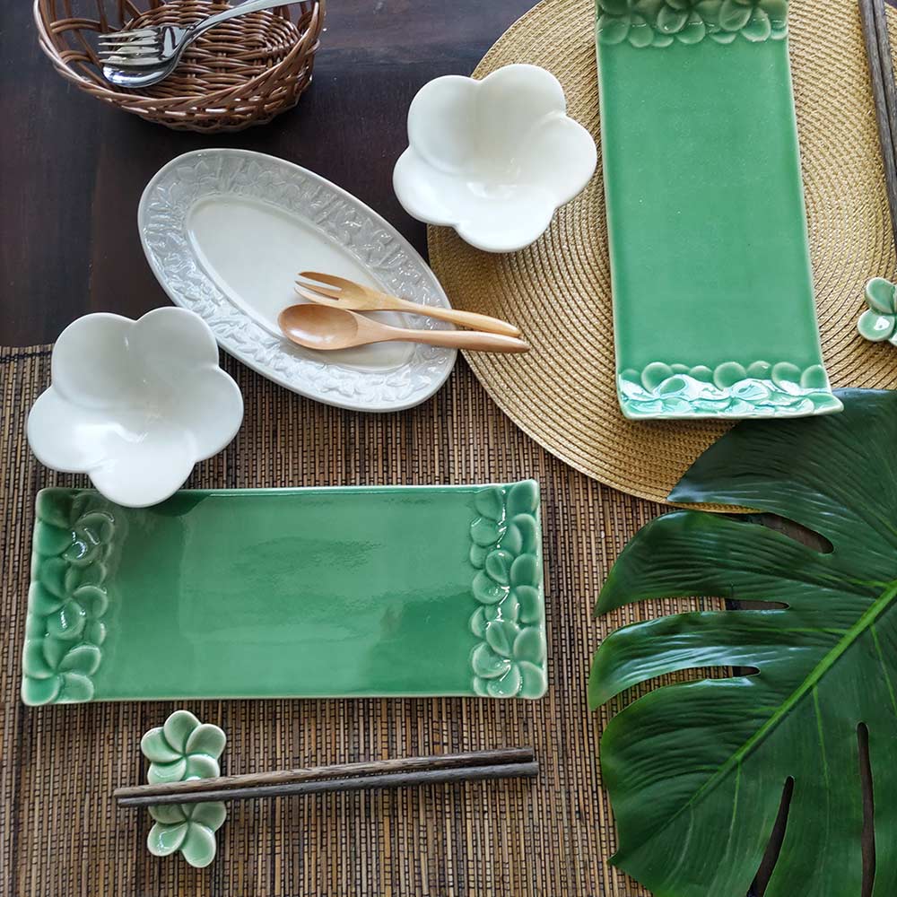 楽天市場】【ポイントUP アジアン バリ】 ジェンガラケラミック 角皿