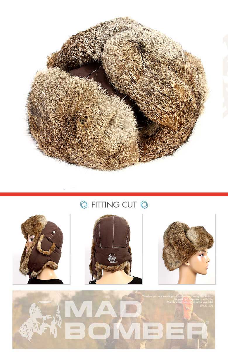 楽天市場】305CHOC MAD BOMBER ロシア帽子 マッドボンバーハット