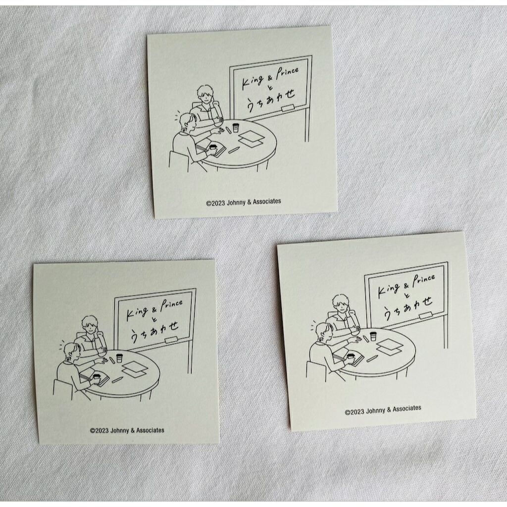 楽天市場】King & Prince ステッカーセット ファンミーティング kpと