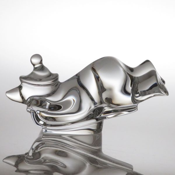 楽天市場】バカラ フィギュリン ○ クマ そり滑り 置物 オーナメント