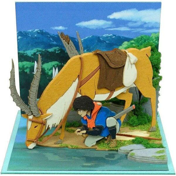 楽天市場】もののけ姫 みにちゅあーとキットmini アシタカとヤックル