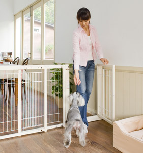 楽天市場】[スタンドゲートF80Aメッシュ]ペットゲート 犬用 置くだけ