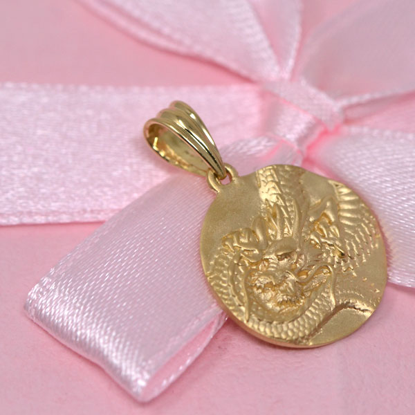 楽天市場】18金 ドラゴン 龍 竜 ペンダント トップ k18 18k ゴールド