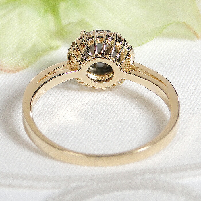 楽天市場】K18YG ブラックダイヤモンド【1.0ctUP】& ダイヤモンド