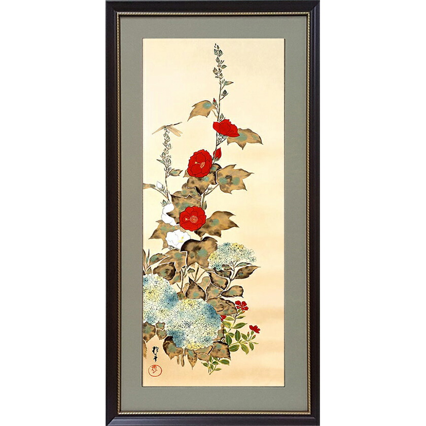 油彩】花鳥図【30号】 油彩】花鳥図【30号】 油彩】花鳥図【30号