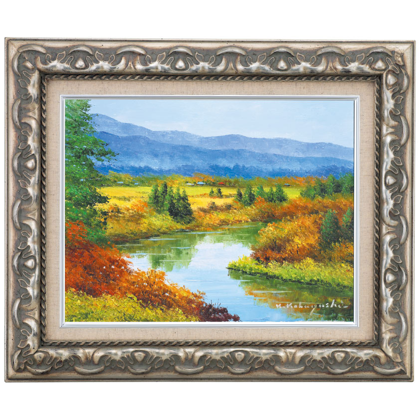 絵画 油彩肉筆画 真作 天野『ムフタールの朝市』1966年作 F6 絵画油彩