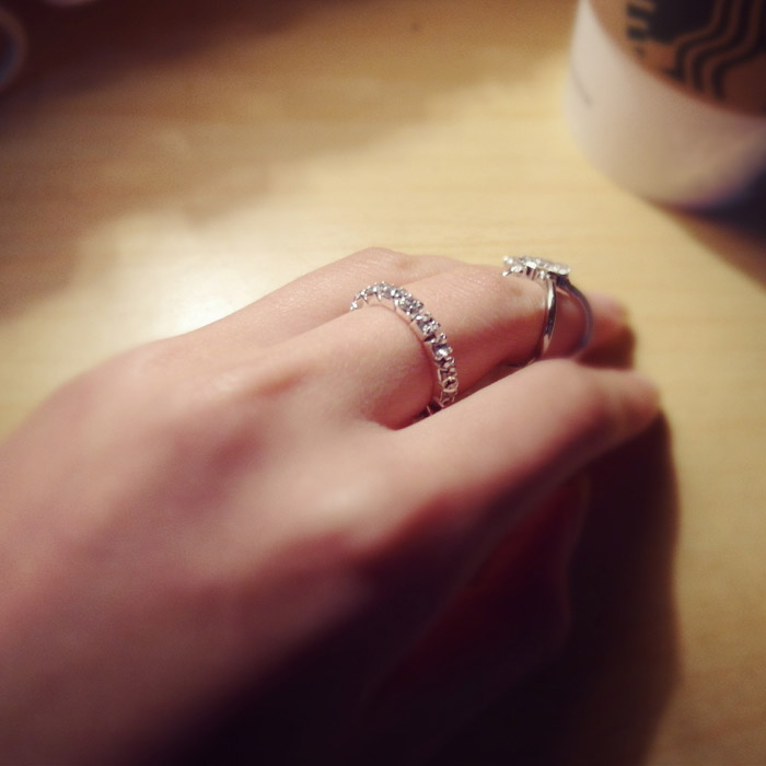 楽天市場】エタニティリング 指輪 スワロフスキー フルエタニティ