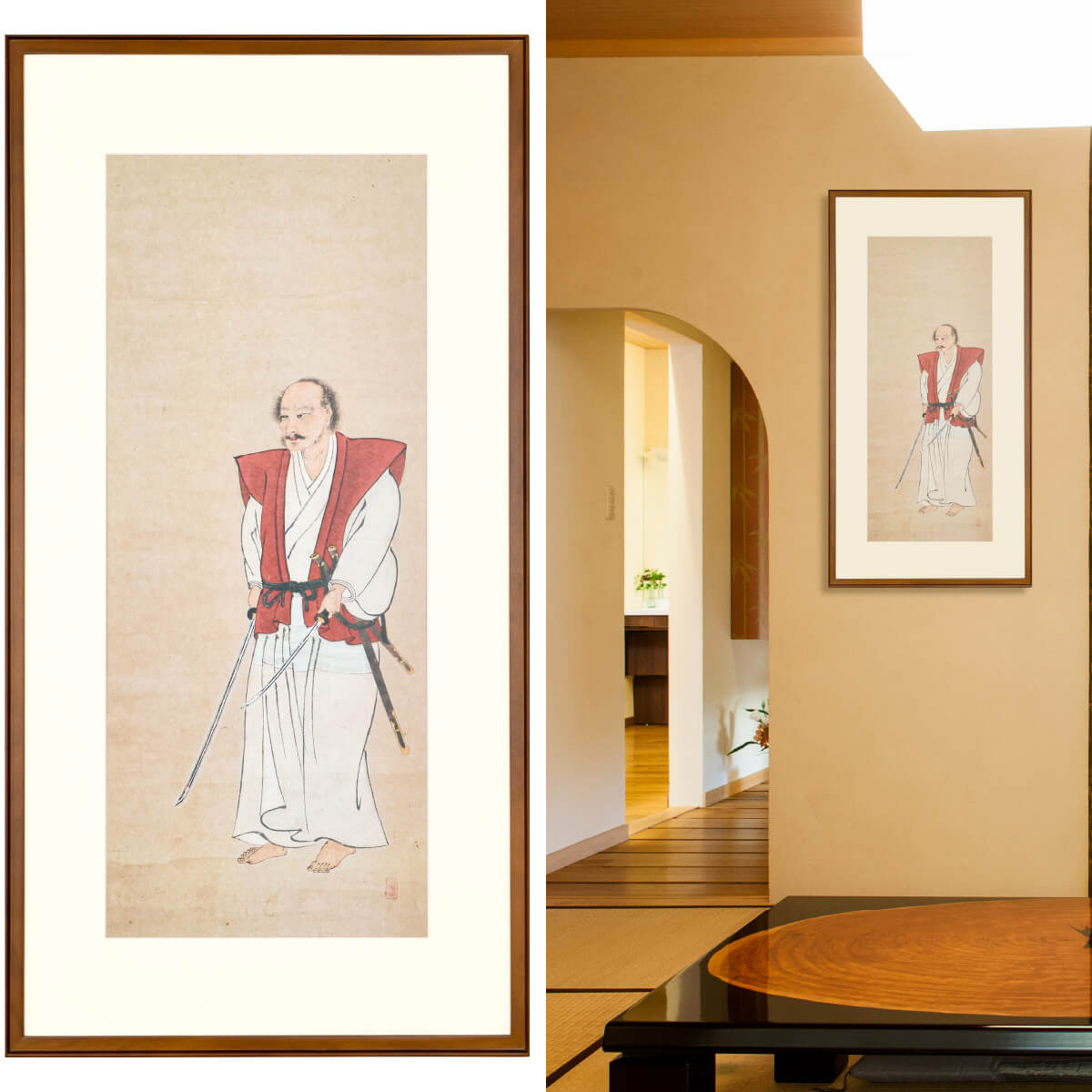 楽天市場】【島田美術館公認】 『宮本武蔵像』額装（原寸大複製