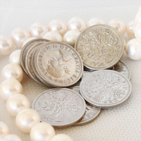 楽天市場】【本物保障】 幸福の6ペンス コイン ハッピー ウェディング