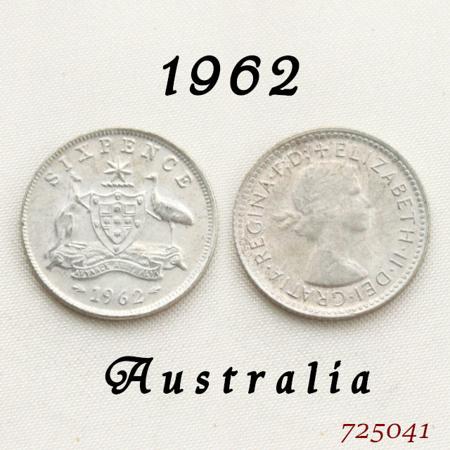 楽天市場】未流通 1962年 6ペンス銀貨 エリザベス2世女王 前進あるのみ