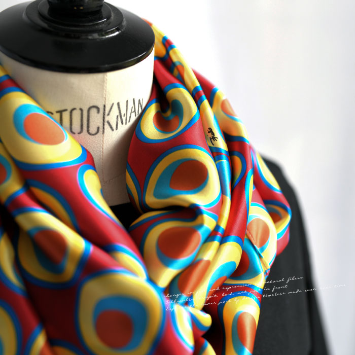 楽天市場】EMILIO PUCCI エミリオプッチ幾何学柄 シルク サテン