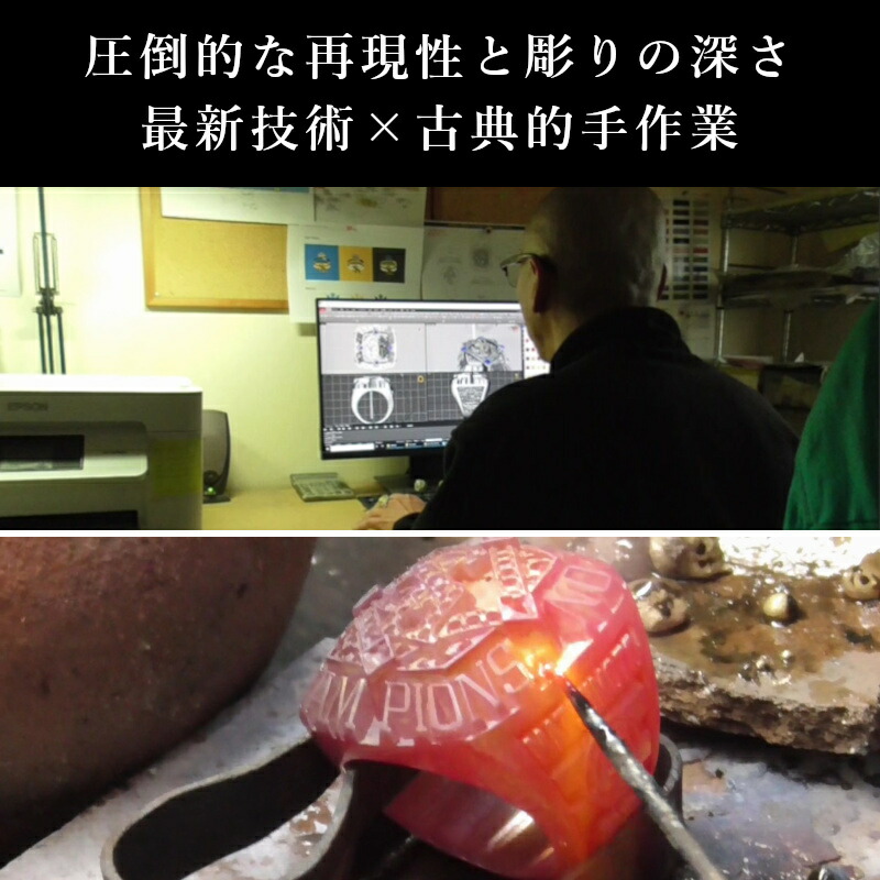 楽天市場】US マリーン シグネット リング カレッジリング ミリタリー