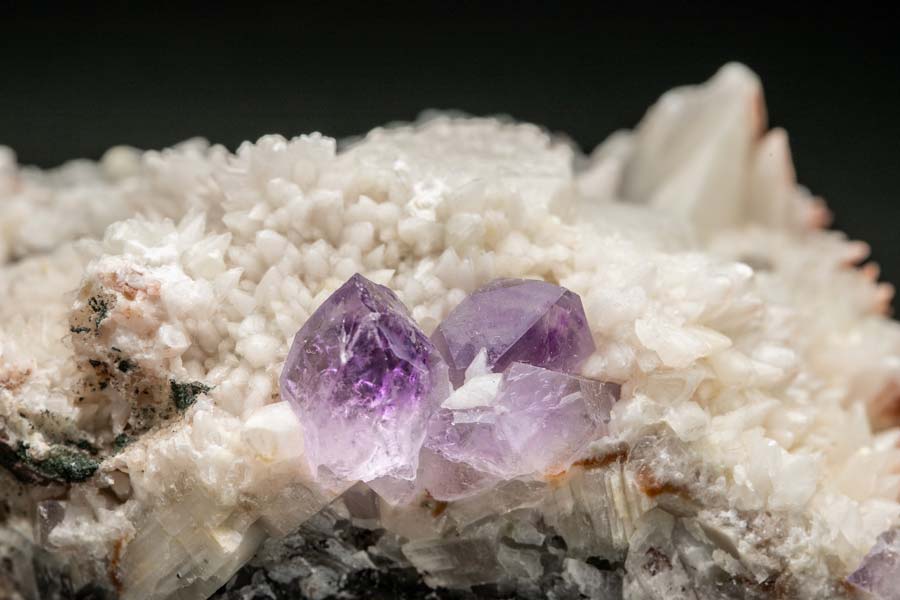 楽天市場】アメジスト 犬牙状方解石 カルサイト 方解石 283g