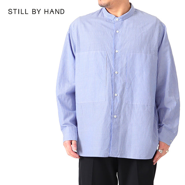 楽天市場】STILL BY HAND スティルバイハンド ストライプ ナローカラー