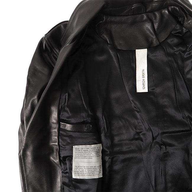 楽天市場】GIORGIO BRATO ジョルジオブラット ラムレザー ダブル