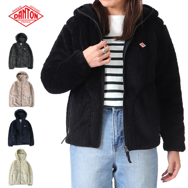 楽天市場】DANTON ダントン ハイパイル ジップアップ フリース