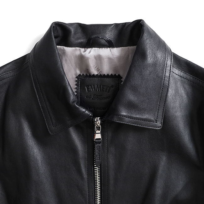 楽天市場】EMMETI エンメティ GIACOMO 襟付き シングル ライダース