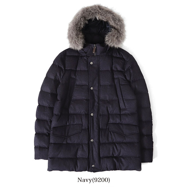 楽天市場】HERNO ヘルノ N-3B PIACENZA シルクカシミヤ ファー付き