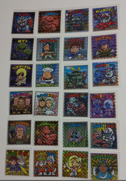 楽天市場】機動戦士ガンダムマンチョコ 全24種フルコンプ ビックリマン